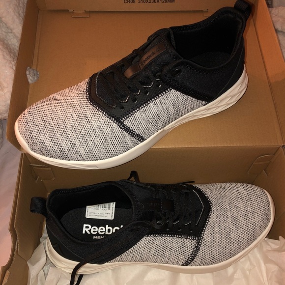 Grey white and black running sneakers-Reebok-New - Picture 2 of 2